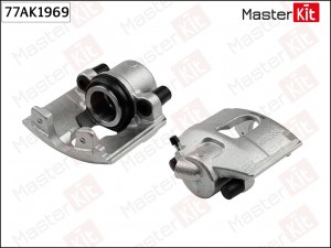 Суппорт тормозной перед. лев. Ford FIESTA V (JH_, JD_) 2001 - 2010 77AK1969 MAST 77AK1969 MASTER KIT