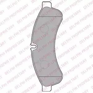 LP2063 колодки дисковые з. !\ Iveco Daily III 35/40/45/50/60/65 06> LP2063 DELPHI