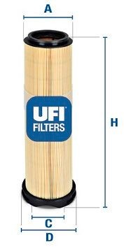 Фильтр воздушный 27.596.00 UFI