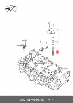 AUDI A3 [8V] (2013>) 06K 905 611 C VAG