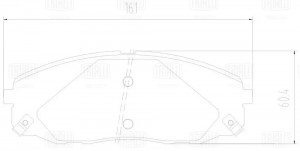 Колодки торм. Kia Carnival (18-) диск. перед. (PF 2481) PF 2481 TRIALLI