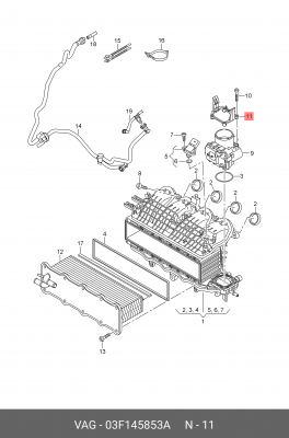 Aдаптер  03F145853A 03F 145 853 A VAG