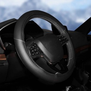 Оплетка руля (S) 35-37см черная кожа AIRLINE AWC-SL-01S AIRLINE