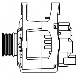 Генератор для а/м Renault Megane II 02- 1.4i/1.6i 110A LG0931 LG0931 START VOLT