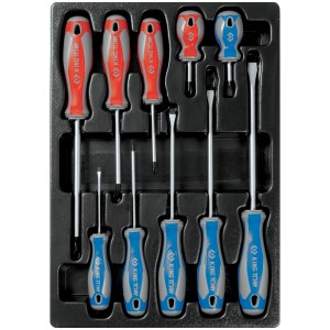 набор отверток! ложемент, 10 предметов\ 931110MR KING TONY