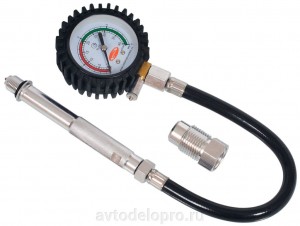 Компрессометр АвтоДело (c гибким шлангом, универсальный) 40094 AVTO DELO