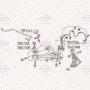 CIVIC 4D (2006>) TEA1706R TATSUMI