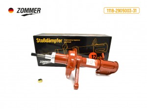 Амортизатор ВАЗ Калина передний (левый) пружина конус 1118-2905003-31 ZOMMER
