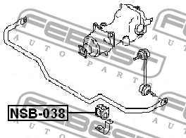 MURANO Z50 (2004>) NSB-038 FEBEST