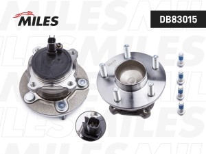 Ступица колеса задняя с подшипником FORD FOCUS II/C-MAX 03- (SKF VKBA3661) DB830 DB83015 MILES