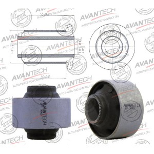 Сайлентблок переднего нижнего рычага, задний Avantech ASB0151 AVANTECH