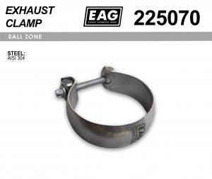 Хомут глушителя ball clamp 225070 EAG