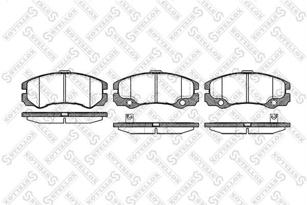 425 32=FDB1511=573066B !колодки дисковые п.\ Opel Frontera 2.2i/3.2i/2.2DTi 98> 436-032-SX STELLOX