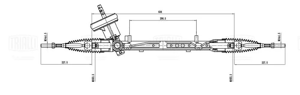 Рейка рулевая для а/м Lada Vesta TRIALLI CR 0101 TRIALLI