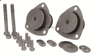 р/к подвески кабины передний !2x подушка+болты+гайки IVECO Daily II 99-> 101037 EMMERRE