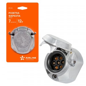Розетка фаркопа 7 контактов металл  ATE-05 ATE-05 AIRLINE