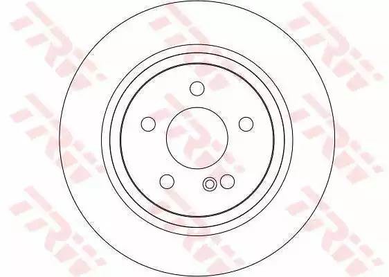 Диск тормозной MERCEDES E (W211) (02-09) задний (1шт.) TRW DF4263 TRW