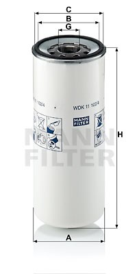 Фильтр топливный FORD CARGO WDK11102/4 WDK 11 102-4 MANN FILTER