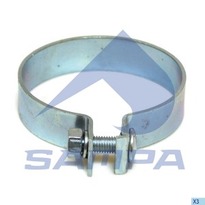 Хомут трубы глушителя d=114.5 020.344 SAMPA