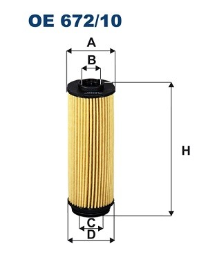 Фильтр масляный BMW 3 (F30,G20),5 (G30,F90),X3,X4,X5,X6,X7 FILTRON OE 672/10 FILTRON