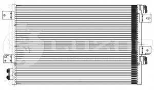 Радиатор кондиционера для а/м Dodge Caliber (06-) AT LRAC0349 LRAC0349 LUZAR