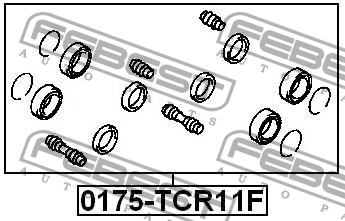 Ремкомплект передн суппорта TOYOTA LUCIDA ESTIMA EMINA PREVIA 90-99 0175-TCR11F 0175-TCR11F FEBEST