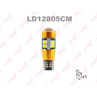 лампа! LED W5W T10 12V W2.1x9.5d 6200K Canbus\ LD12805CM LYNXAUTO