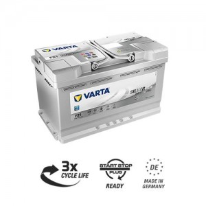 аккумуляторная батарея! 19.5/17.9 +справа 80Ah 800A 315x175x190 AGM\ 580901080 VARTA