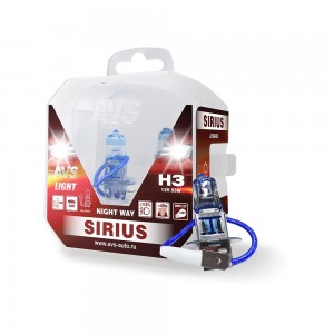 Лампа 12V H3 55W PK22s блистер (2шт.) AVS A78946S AVS