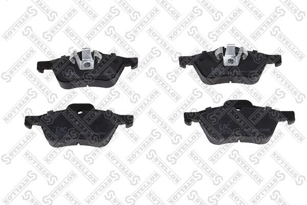колодки дисковые передние! с антискрип. пл.\ Mini Mini Cooper/One 1.4i/1.6i/1.4D 875-000B-SX STELLOX