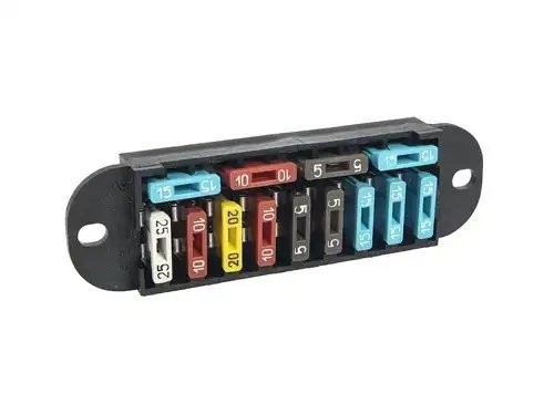 Блок предохранителей ГАЗ-3110 (9 защищаемых цепей,4 запасных предохранителя) АВА 463722 AVAR