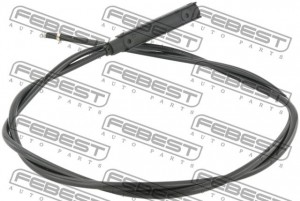 Трос капота SKODA OCTAVIA (1Z) 26101-OCTII 26101-OCTII FEBEST