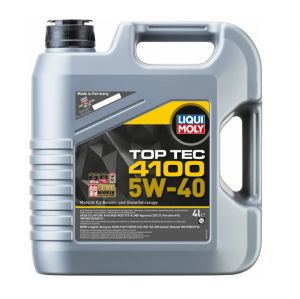 LIQUI MOLY TOP TEC 4100 5W40 4Л ACEA C3 API SN Ford WSS-M2C 917-A MBApproval 229 2195 LIQUI MOLY