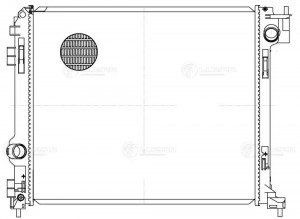 Радиатор охл. для а/м Nissan Qashqai (13-) 2.0 LRc14EA LRC14EA LUZAR