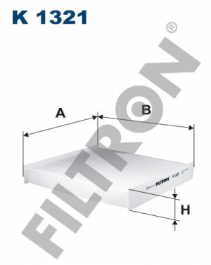 Фильтр салона K1321 K1321 FILTRON
