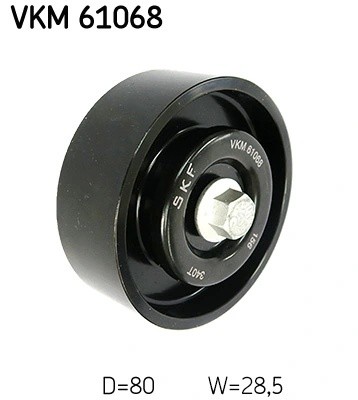 Ведущий ролик поликл. ремня VKM61068 SKF