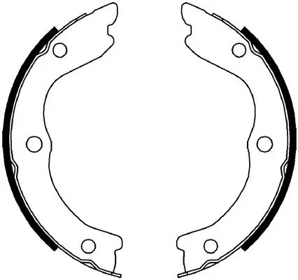 Колодки барабанные NISSAN X-TRAIL 2.0 2001 - 2013 NISSAN X-TRAIL 2.5 2002 - 2013 BS22650 SB NAGAMOCHI