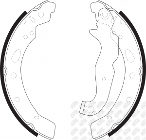 Колодки тормозные барабанные MAZDA DEMIO 2007-2015 FN0630 FN0630 NIBK