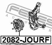 СТУПИЦА ПЕРЕДНЯЯ подходит для DODGE JOURNEY NEW 2012- 2082-JOURF 2082-JOURF FEBEST