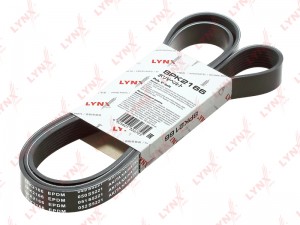 ремень поликлиновой! ГАЗ A21R22 NEXT Cummins 2.8 13> 8PK2166 LYNXAUTO