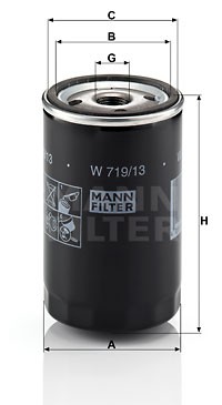 MERCEDES BENZ W124/126/201 1.8-3.0 W 719/13 MANN FILTER