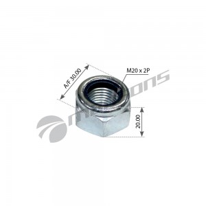 Гайка болта амортизатора M20x2 NLN131 MANSONS
