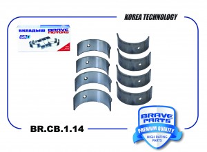 вкладыши шатунные! +0.25\ Daewoo Nexia R3, Chevrolet Cobalt BR.CB.1.14 BRAVE