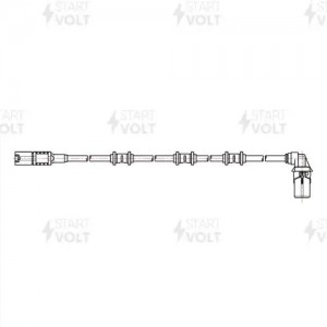 Датчик ABS для а/м Mercedes-Benz M W163 (98-) задн. лев. (VS-ABS 2506) VSABS2506 START VOLT