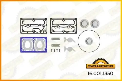Ремкомплект компрессора wabco 4127040180 Volvo FH13 (полный) 160011350 SONDER