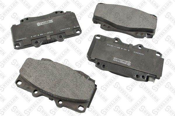 колодки дисковые п.! с антискр. пл.\ Toyota Hilux 2.5D 01> 000161BSX STELLOX