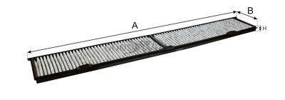 Фильтр салона угольный AG457CFC AG 457 CFC GOODWILL