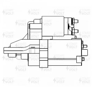 Стартер для а/м Ford Focus II 04- 1.8i 1,4кВт LSt1003 LST1003 START VOLT