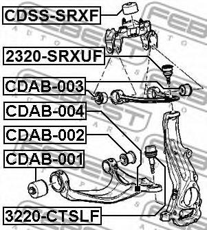 Сайлентблок CDAB-003 CDAB-003 FEBEST