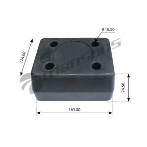 Отбойник резиновый (165х125х75) 120.414 MANSONS